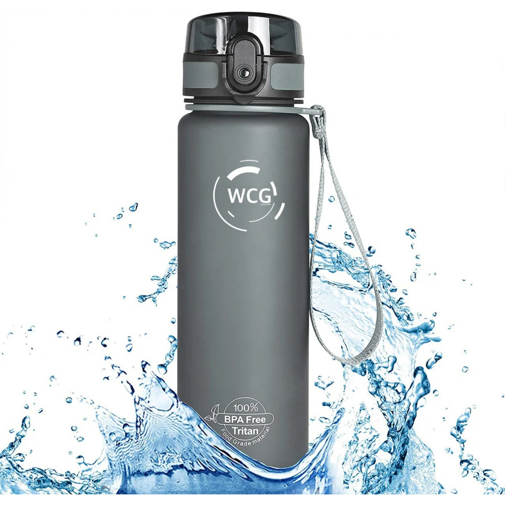 Пляшка для води WCG Grey 1л сіра