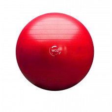 М'яч для фітнесу (фітбол) WCG 75 см (300кг) червоний Anti-Burst