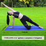 Килимок для йоги та фітнесу 173х61 WCG M6 зелений